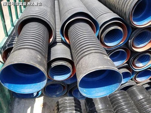 山西冀盛通達(dá)管業(yè)雙壁波紋管共分3個(gè)系列,國(guó)標(biāo)波紋管內(nèi)壁為藍(lán)色,非標(biāo)為黑色